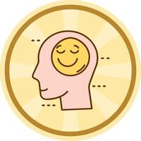 Happiness Comic circle Icon vector