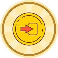 Log in Comic circle Icon vector