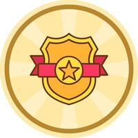 Shield Comic circle Icon vector