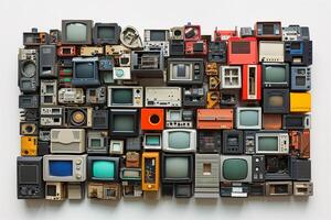 Vintage Electronics Array   Nostalgic Showcase photo