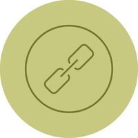 Link Line Circle Multicolor Icon vector