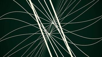 abstrakt rörelse grafik med färgad spiral. parametrisk rörelse. abstrakt trogen Plats bakgrund. fantastisk video animering med rand Vinka objekt i rörelse