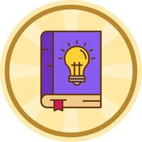 Knowledge Comic circle Icon vector