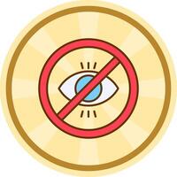 No illegitimate Comic circle Icon vector