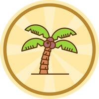 Tree Comic circle Icon vector