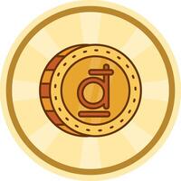 Dong Comic circle Icon vector