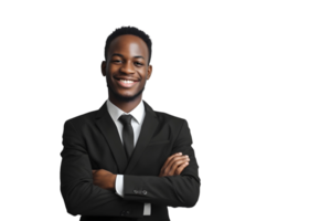 AI generated an image of a black man in a suit png