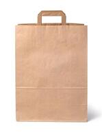 paper bag isolated photo