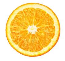 Slice of fresh orange photo