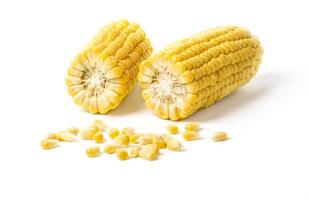 maíz dulce aislado foto