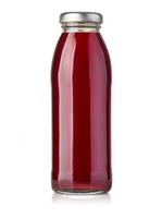 bottle of red juice photo
