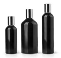 black cosmetic bottle photo