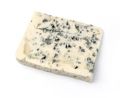 blue cheese isolated on white. photo