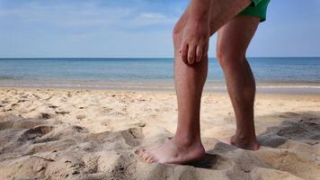 Barefoot Beach Bliss, Summer Vibes, beach fly bites, beach flea bites photo