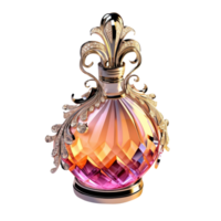 AI generated Perfume bottles isolated on png background