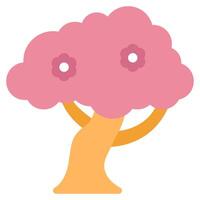 florecer árbol icono primavera, para uiux, web, aplicación, infografía, etc vector