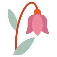 campanilla icono primavera, para uiux, web, aplicación, infografía, etc vector