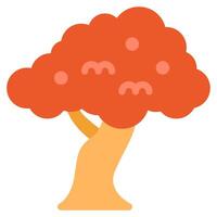 Cereza árbol icono primavera, para uiux, web, aplicación, infografía, etc vector