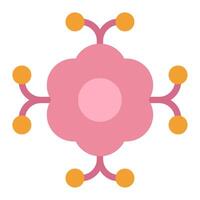Floral Wreath Icon Spring, for uiux, web, app, infographic, etc vector