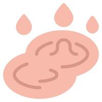 Puddle Icon Spring, for uiux, web, app, infographic, etc vector