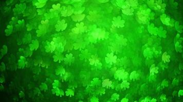 Abstract green background with clover highlights. Spring, summer background, st. Patricks day photo