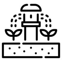 aspersor icono primavera, para uiux, web, aplicación, infografía, etc vector