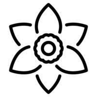 Daffodil Icon Spring, for uiux, web, app, infographic, etc vector