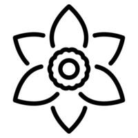 Daffodil Icon Spring, for uiux, web, app, infographic, etc vector