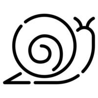 caracol icono primavera, para uiux, web, aplicación, infografía, etc vector