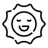 Sunshine Icon Spring, for uiux, web, app, infographic, etc vector