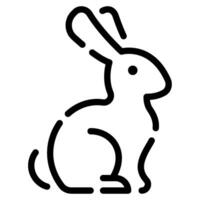 Rabbit Icon Spring, for uiux, web, app, infographic, etc vector