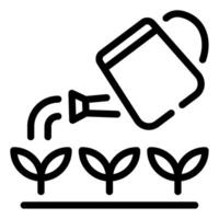 Watering Can Icon Spring, for uiux, web, app, infographic, etc vector