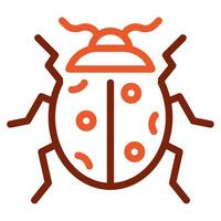 Ladybug Icon Spring, for uiux, web, app, infographic, etc vector