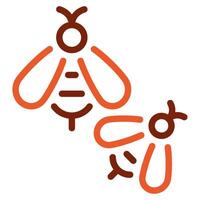 abejas icono primavera, para uiux, web, aplicación, infografía, etc vector