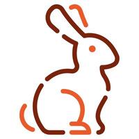 Rabbit Icon Spring, for uiux, web, app, infographic, etc vector