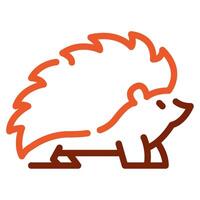 Hedgehog Icon Spring, for uiux, web, app, infographic, etc vector