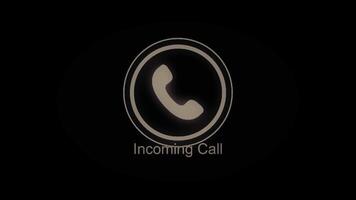 Phone ring icon animation. Incoming call. Animation Call Icon. Handmade scribble animation of a phone ringing. Animated Cell Phone Ringing video