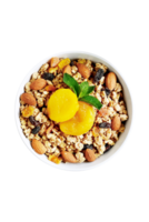 Granola Cereal isolated on background png