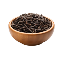 AI generated Fresh and beautiful wild rice isolated on transparent background png