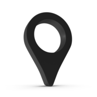 3d png mapa puntero, ubicación mapa icono, negro textura, negro ubicación alfiler o navegación, web ubicación punto, puntero, gris puntero icono, ubicación símbolo. GPS, viajar, navegación, sitio posición