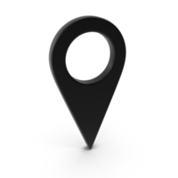 3d png Karta pekare, plats Karta ikon, svart textur, svart plats stift eller navigering, webb plats punkt, pekare, grå pekare ikon, plats symbol. gps, resa, navigering, plats placera
