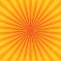 Sunburst background design with sunrise pattern vector