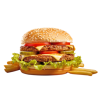 une Burger avec bacon, fromage, et Bacon sur il png