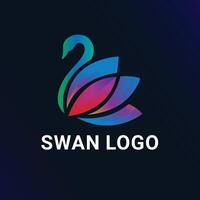 Swan Logo Design vector