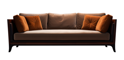 ai generiert Sofa png hölzern Sofa png klassisch Sofa png Antiquität Sofa png Büro Sofa png Zuhause Sofa png königlich Sofa png einfach Sofa png Sofa transparent Hintergrund