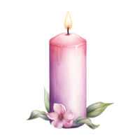 AI generated Charming Ambiance Embrace Spring with the Warmth of a Decorative Easter Candle png