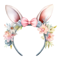 ai généré lapin oreilles élégant lapin Bandeau - ajouter une espiègle toucher à votre de fête Regardez png