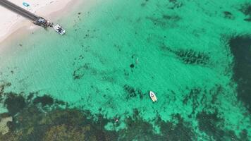 picada raios barco aéreo Visualizações hamelin baía 4k video