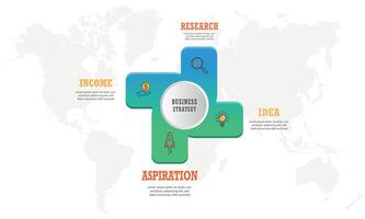 Ribbon-Star icons timelines, gradient infographics. Some of chart, graph, processes. Vector business template for presentation.