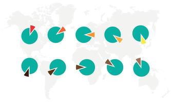 Untitled-1vector set of infographic charts in flat design vector